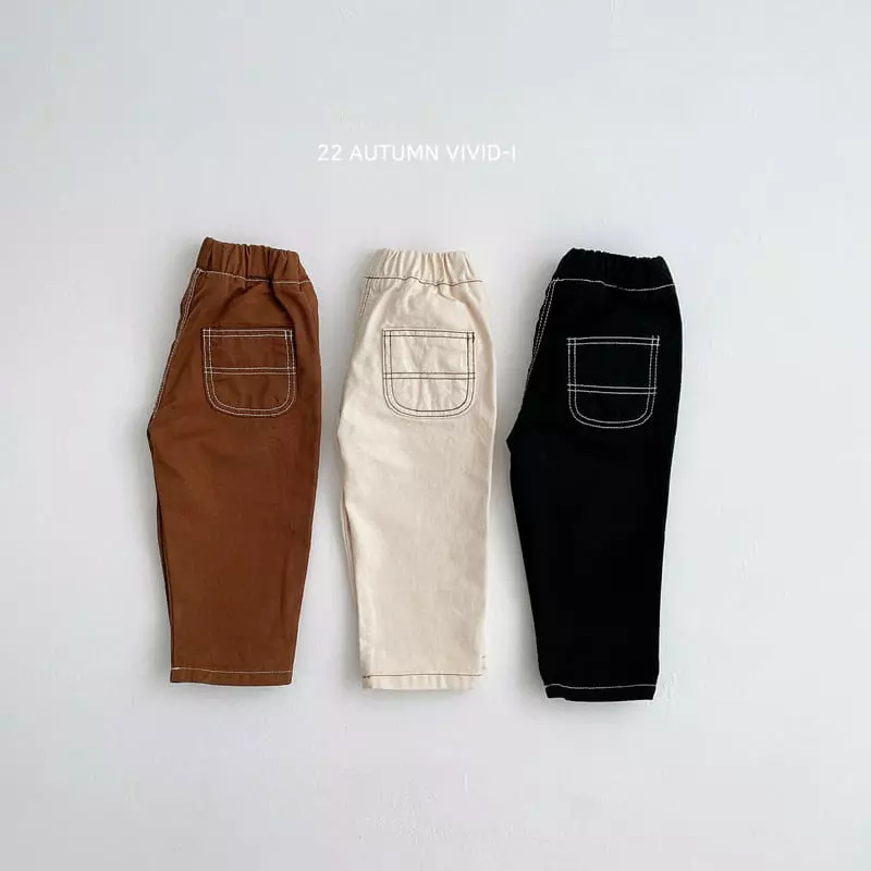 Vivid I - Korean Children Fashion - #Kfashion4kids - Stitch Pants