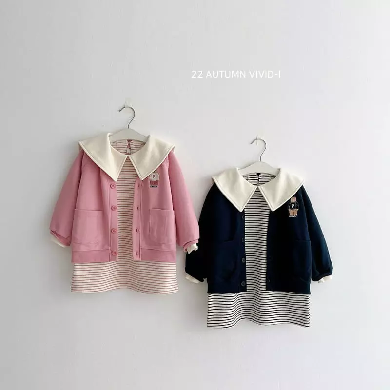 Vivid I - Korean Children Fashion - #childofig - Bear Fall Cardigan - 8