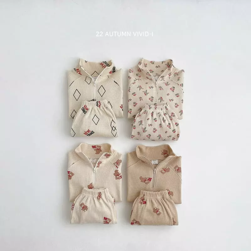 Vivid I - Korean Children Fashion - #childofig - Fall Waffle Anorak