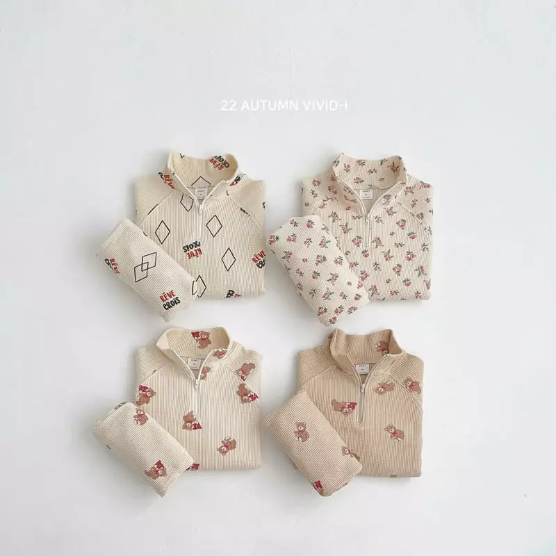 Vivid I - Korean Children Fashion - #childofig - Fall Waffle Anorak - 2