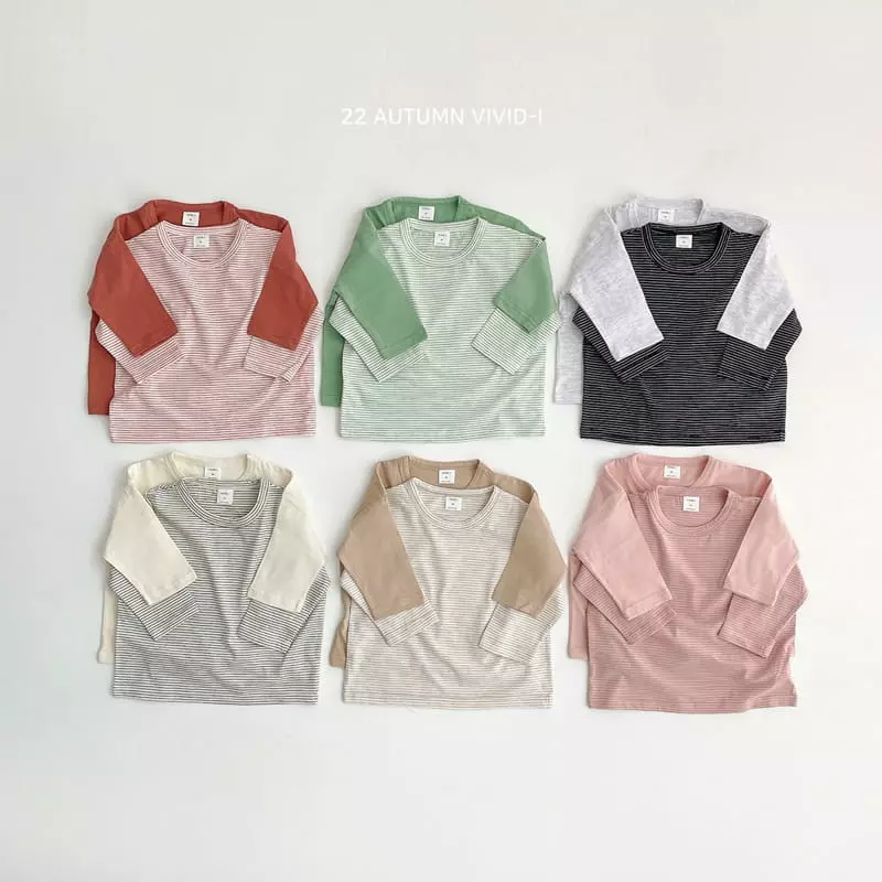 Vivid I - Korean Children Fashion - #childofig - Fall 1+1 Tee - 2
