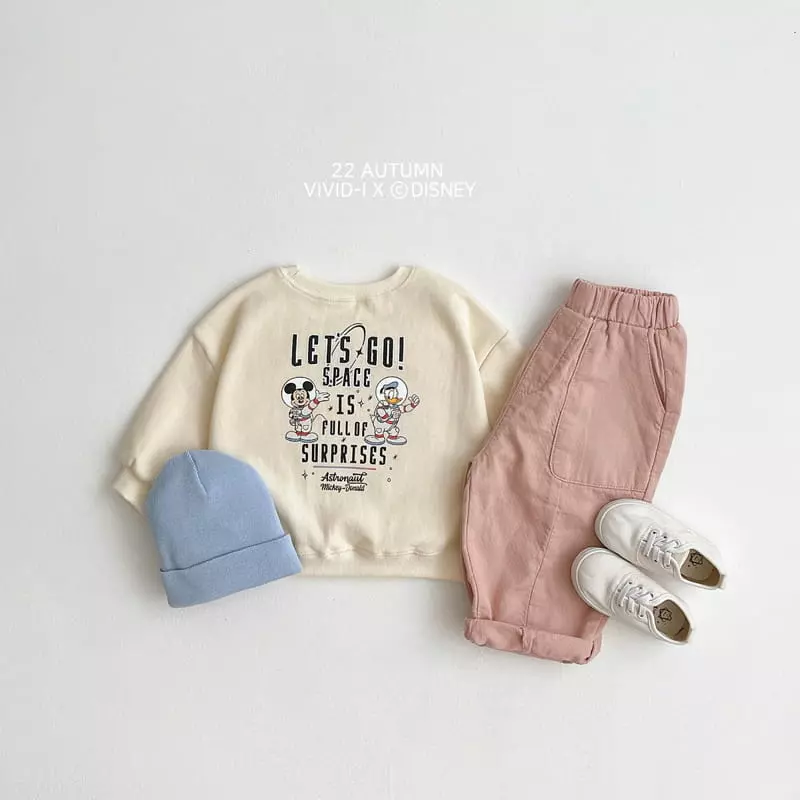 Vivid I - Korean Children Fashion - #childofig - Disney Space Sweatshirt - 10