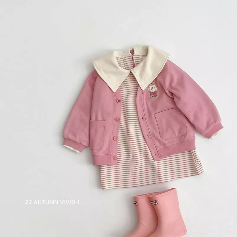 Vivid I - Korean Children Fashion - #childofig - Collar One-piece - 7