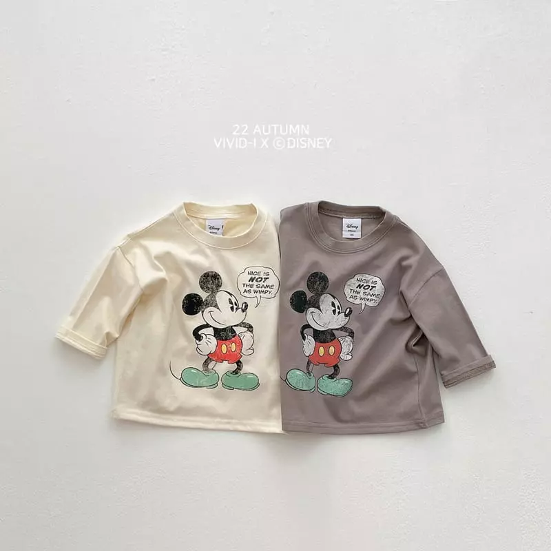 Vivid I - Korean Children Fashion - #childofig - Disney Vintagee Tee