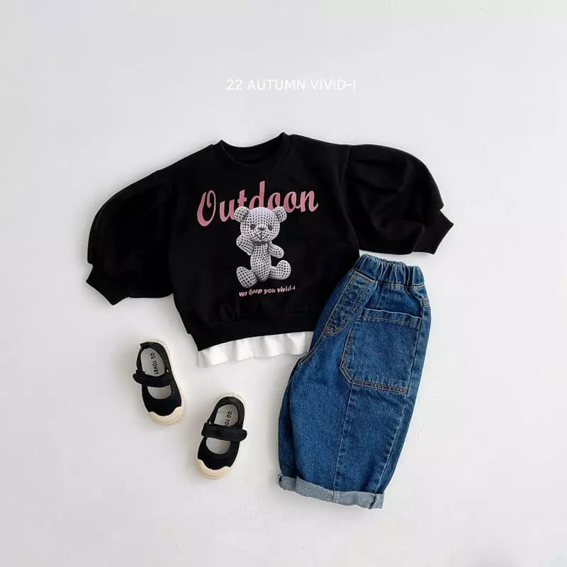 Vivid I - Korean Children Fashion - #childofig - Pocket Slit Jeans - 10