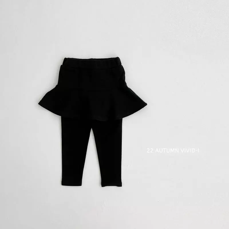 Vivid I - Korean Children Fashion - #childofig - Fall Skirt Leggings - 5