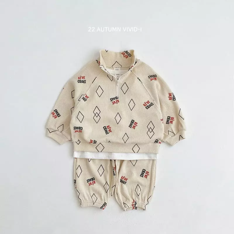 Vivid I - Korean Children Fashion - #childrensboutique - Fall Waffle Anorak - 3