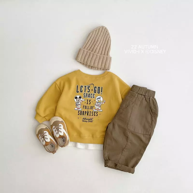 Vivid I - Korean Children Fashion - #childrensboutique - Disney Space Sweatshirt - 12