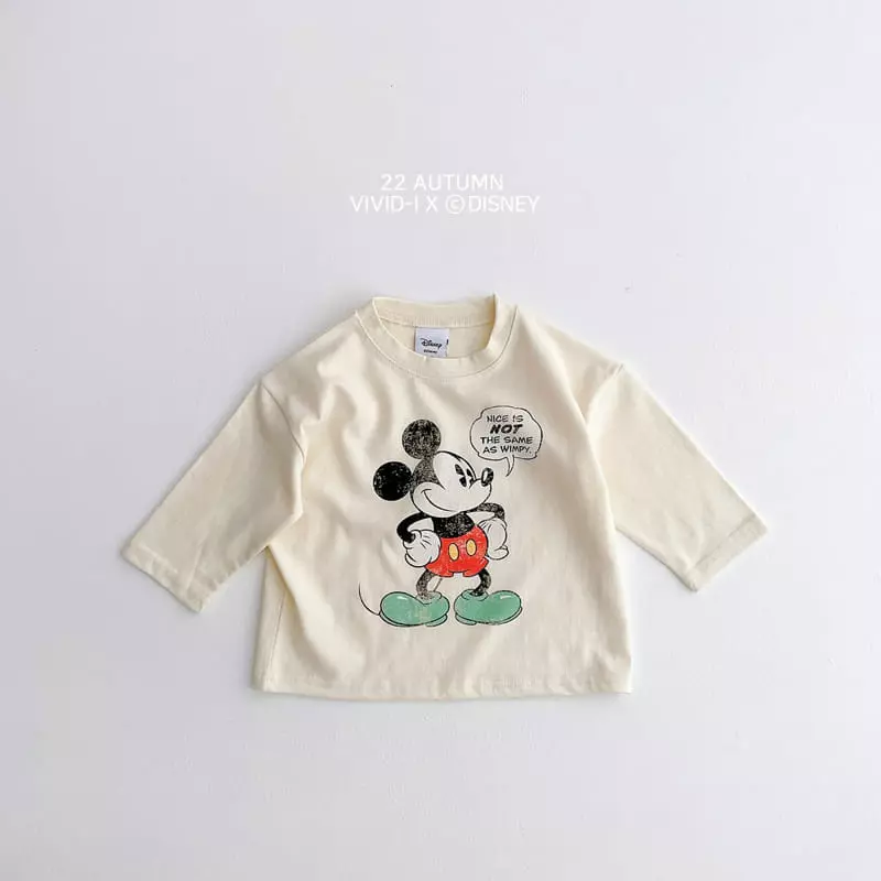 Vivid I - Korean Children Fashion - #childrensboutique - Disney Vintagee Tee - 2