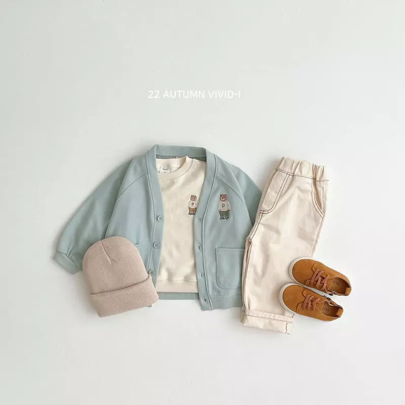Vivid I - Korean Children Fashion - #designkidswear - Bear Fall Cardigan - 10