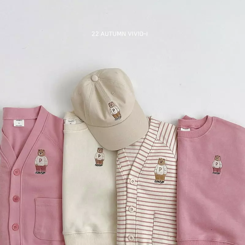 Vivid I - Korean Children Fashion - #designkidswear - P Bear Ball cap - 8