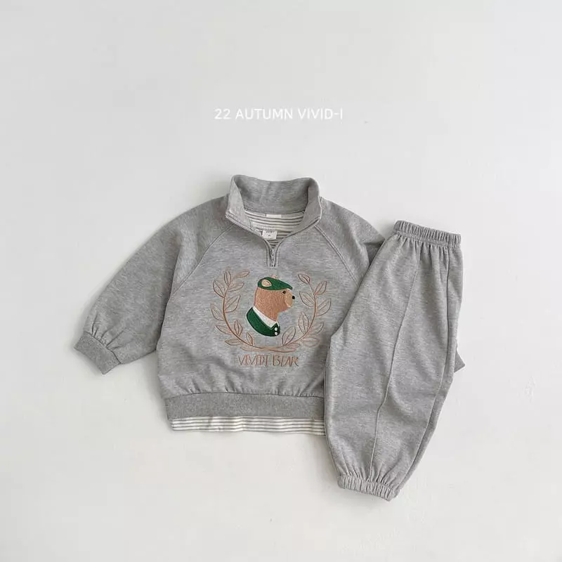Vivid I - Korean Children Fashion - #designkidswear - Laurel Anorak Top Bottom Set - 3