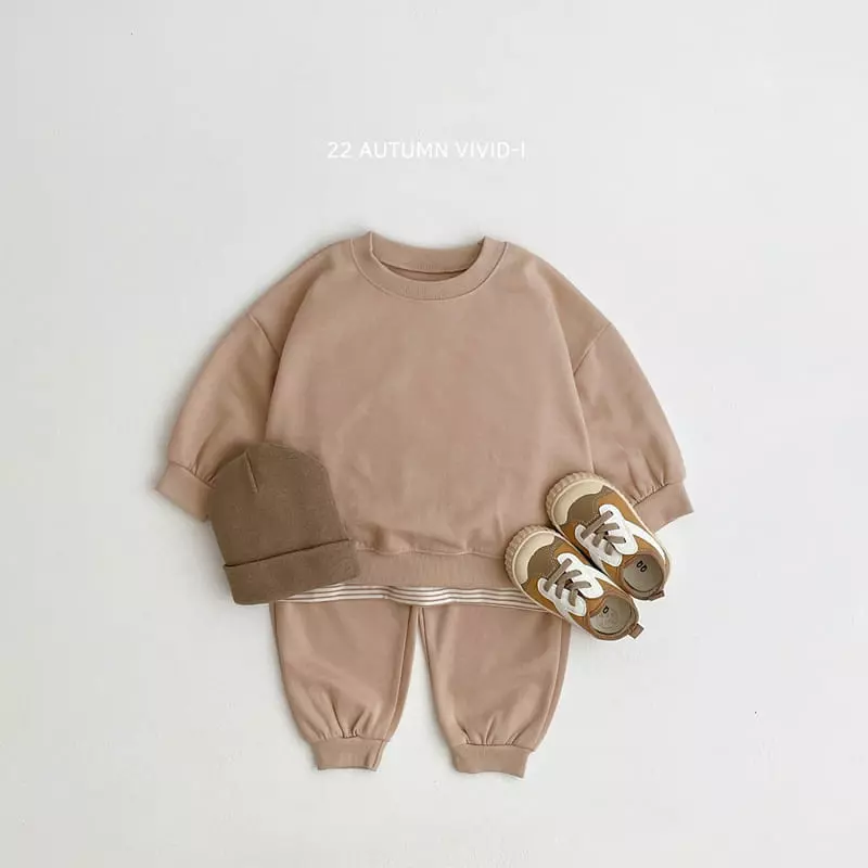 Vivid I - Korean Children Fashion - #designkidswear - 22 Fall Vivid Top Bottom Set - 12