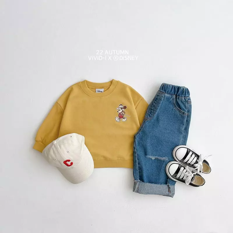 Vivid I - Korean Children Fashion - #designkidswear - Disney Fishing Sweatshirt - 12