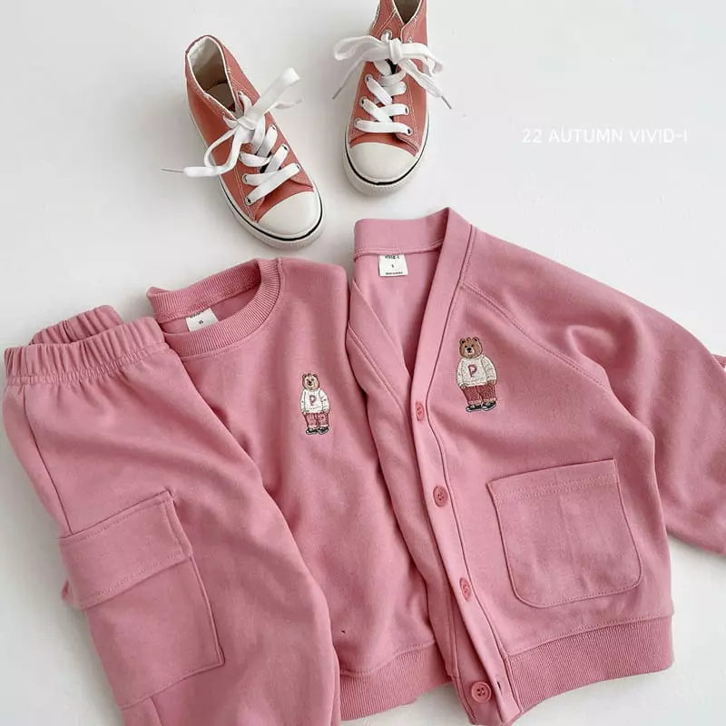 Vivid I - Korean Children Fashion - #designkidswear - Small Bear Sweatshirt - 5
