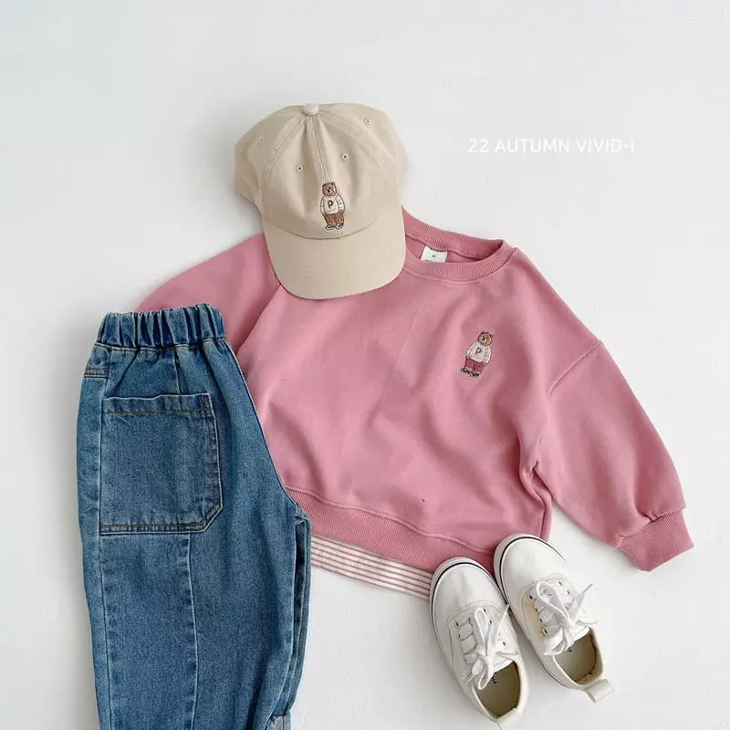 Vivid I - Korean Children Fashion - #discoveringself - P Bear Ball cap - 9