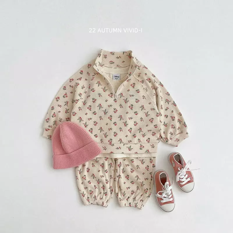 Vivid I - Korean Children Fashion - #discoveringself - Fall Waffle Anorak - 5