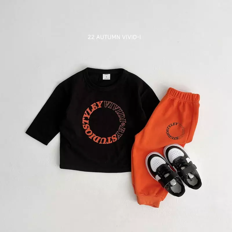 Vivid I - Korean Children Fashion - #discoveringself - Circle Top Bottom Set - 7