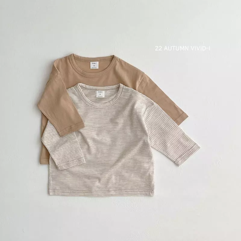 Vivid I - Korean Children Fashion - #discoveringself - Fall 1+1 Tee - 5