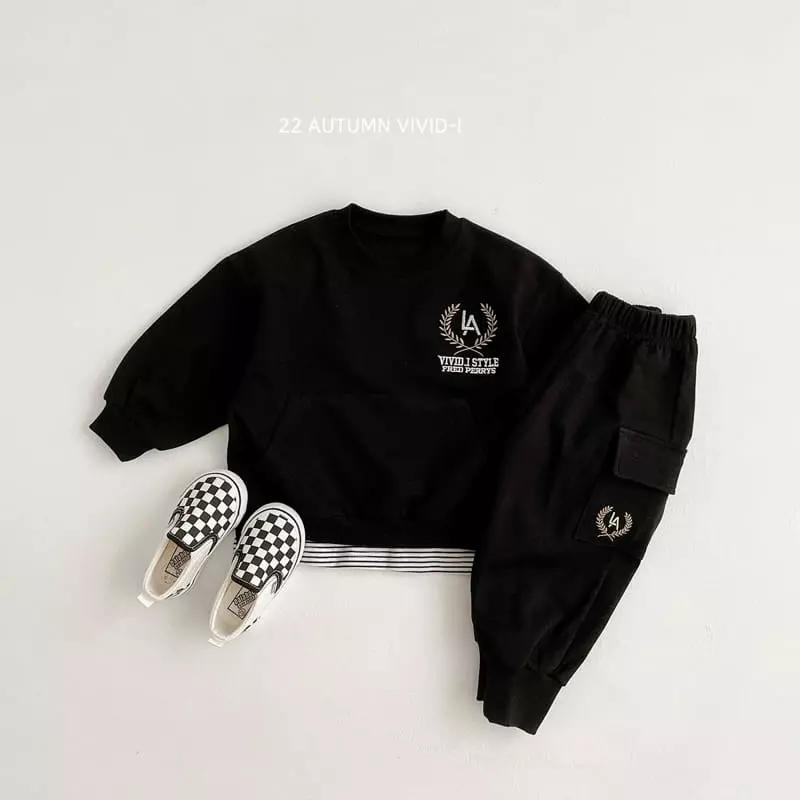 Vivid I - Korean Children Fashion - #discoveringself - Laurel Embroidery Sweatshirt - 7