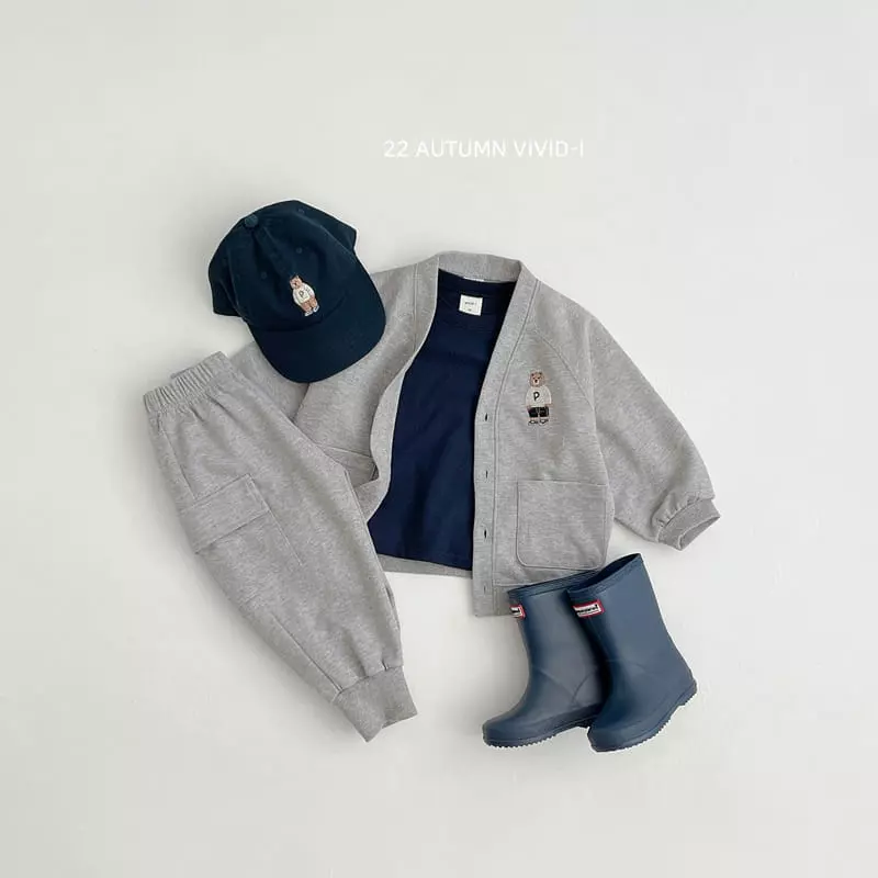 Vivid I - Korean Children Fashion - #fashionkids - Bear Fall Cardigan - 12