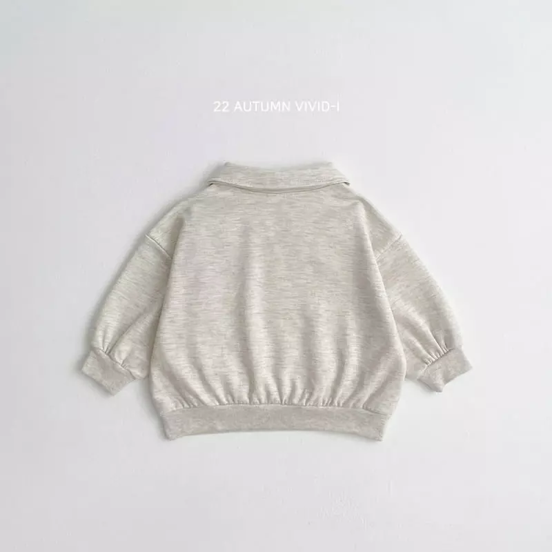 Vivid I - Korean Children Fashion - #fashionkids - V Collar Top Bottom Set - 9