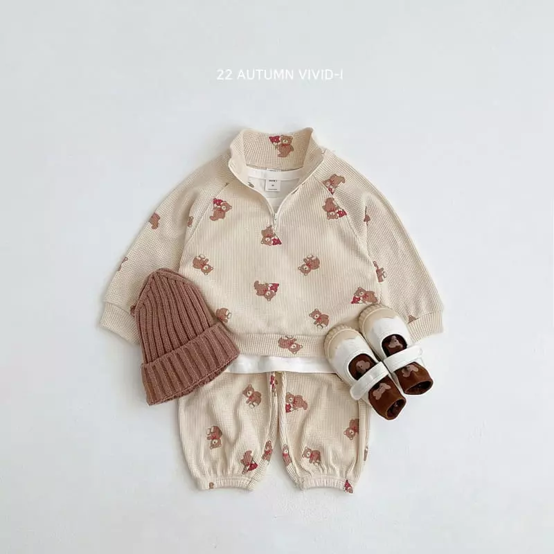 Vivid I - Korean Children Fashion - #fashionkids - Fall Waffle Anorak - 6