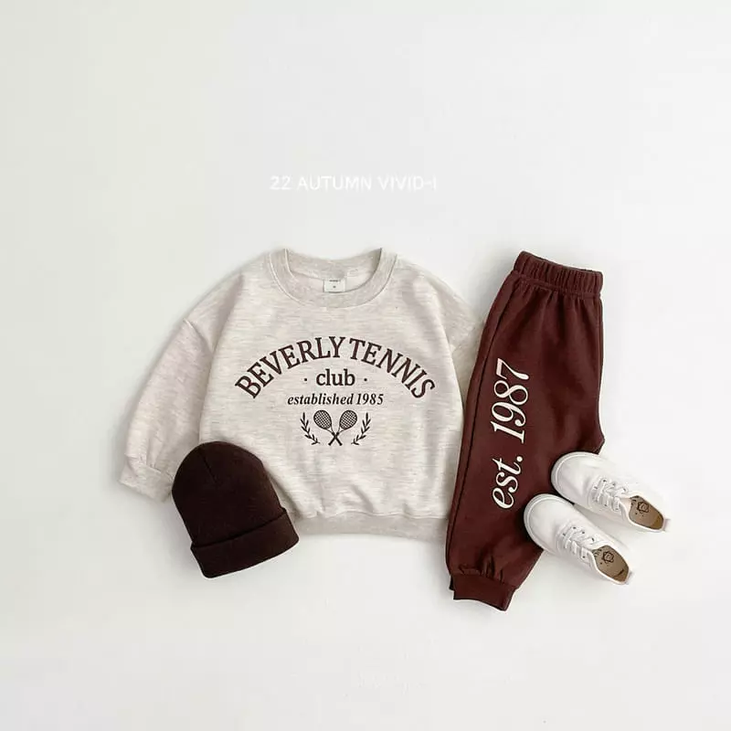 Vivid I - Korean Children Fashion - #fashionkids - Tennis Top Bottom Set - 7