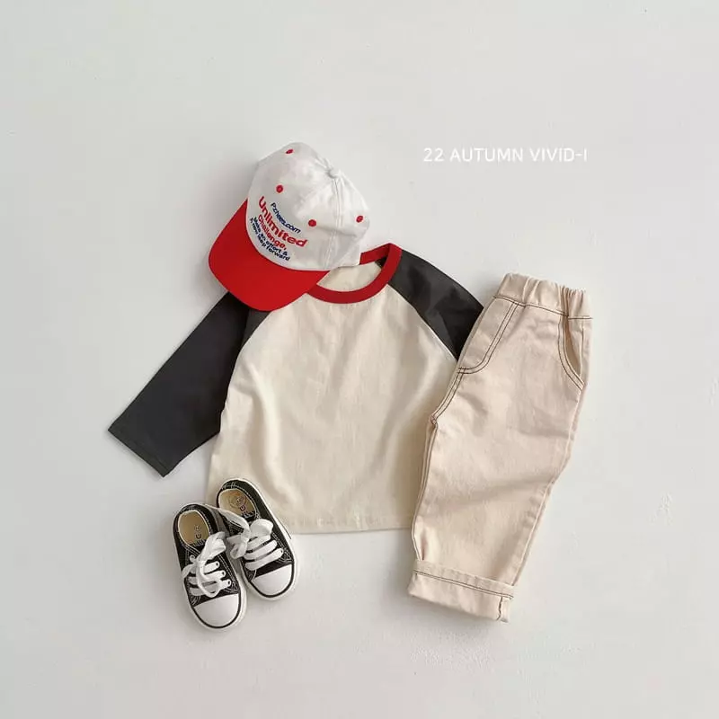 Vivid I - Korean Children Fashion - #fashionkids - 22 vivid Raglan Tee - 3