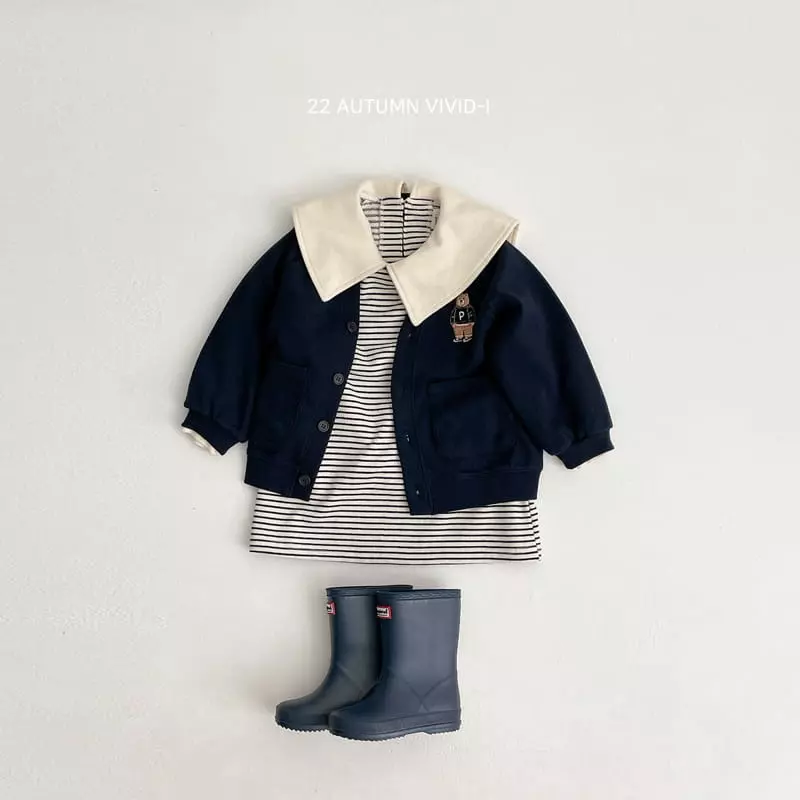 Vivid I - Korean Children Fashion - #fashionkids - Collar One-piece - 12