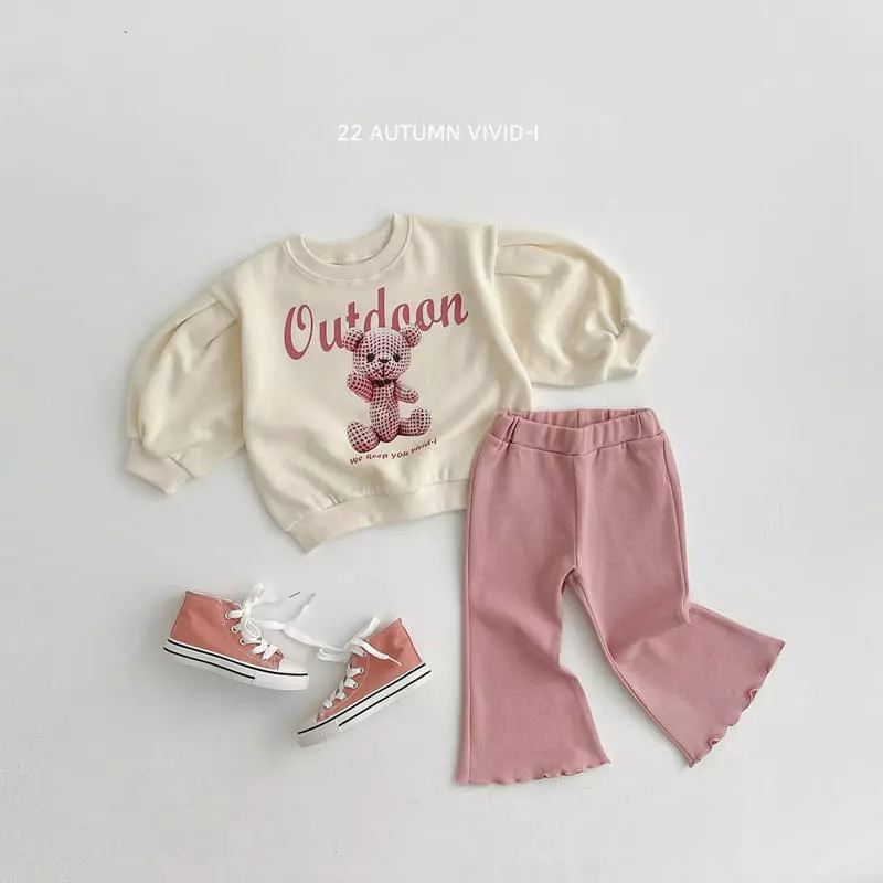 Vivid I - Korean Children Fashion - #fashionkids - Bear Puff Sweatshirt - 6