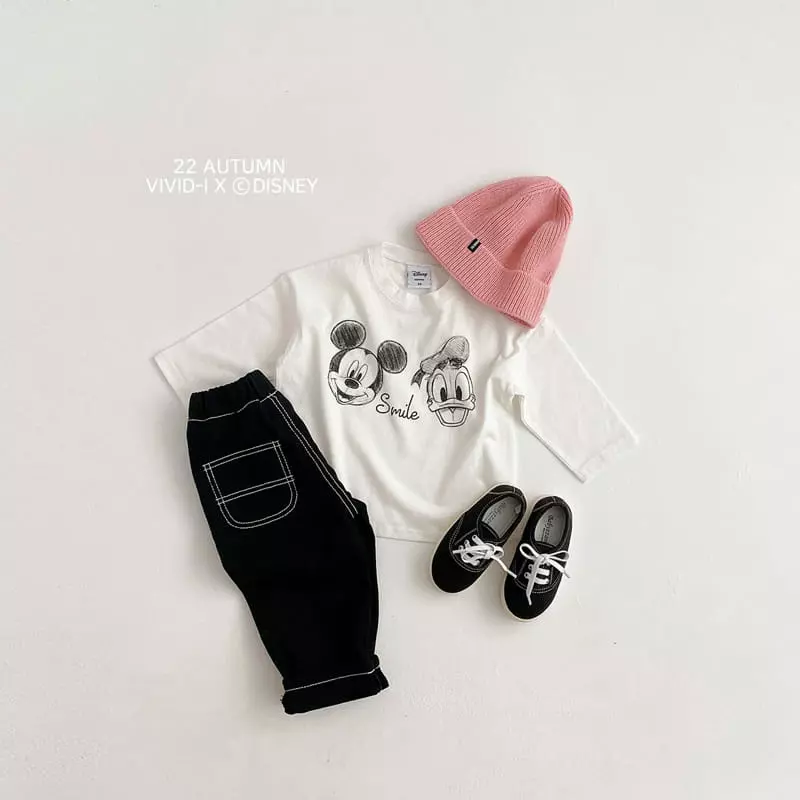 Vivid I - Korean Children Fashion - #discoveringself - 22 Disney Skech Tee - 4