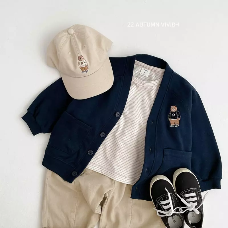 Vivid I - Korean Children Fashion - #kidsshorts - P Bear Ball cap - 11