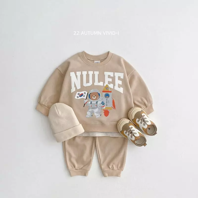 Vivid I - Korean Children Fashion - #fashionkids - Nuriho Top Bottom Set - 4