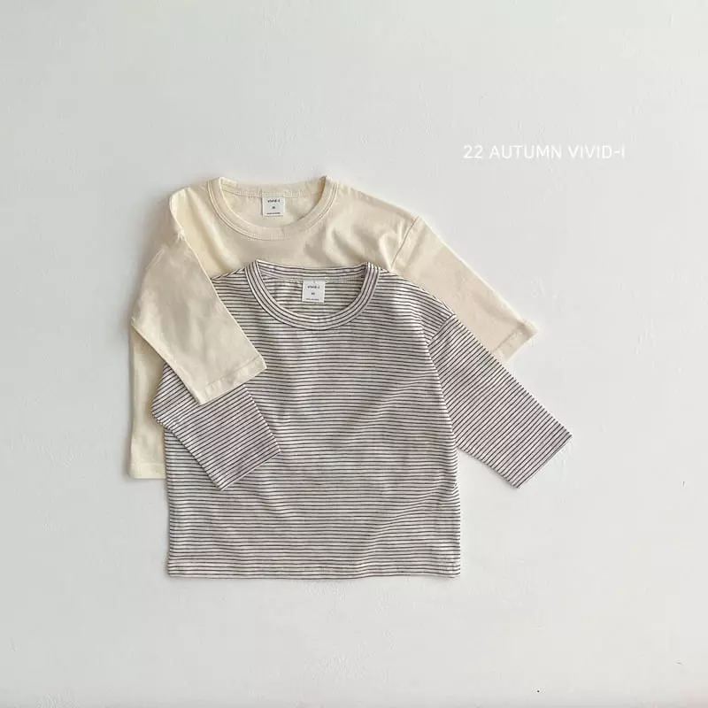 Vivid I - Korean Children Fashion - #kidsshorts - Fall 1+1 Tee - 7