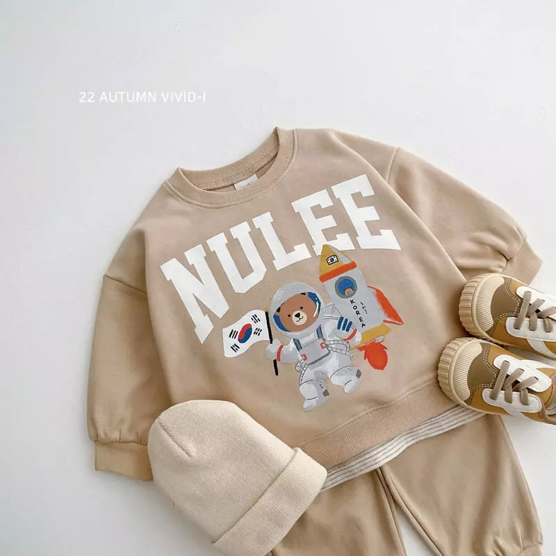 Vivid I - Korean Children Fashion - #kidsstore - Nuriho Top Bottom Set - 5
