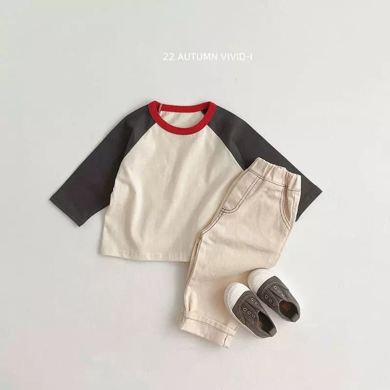 Vivid I - Korean Children Fashion - #kidsstore - 22 vivid Raglan Tee - 5