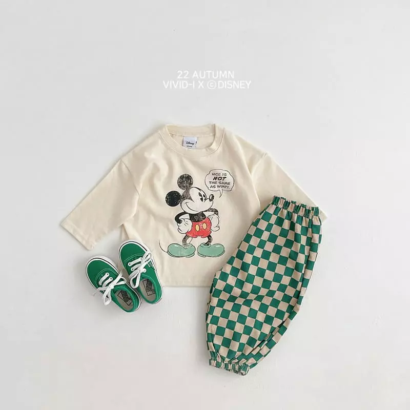 Vivid I - Korean Children Fashion - #kidsstore - Disney Vintagee Tee - 7