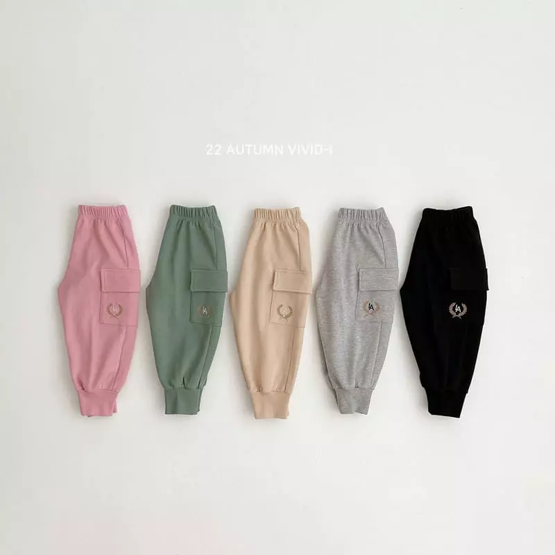 Vivid I - Korean Children Fashion - #kidsstore - Laurel Embroidery Pants