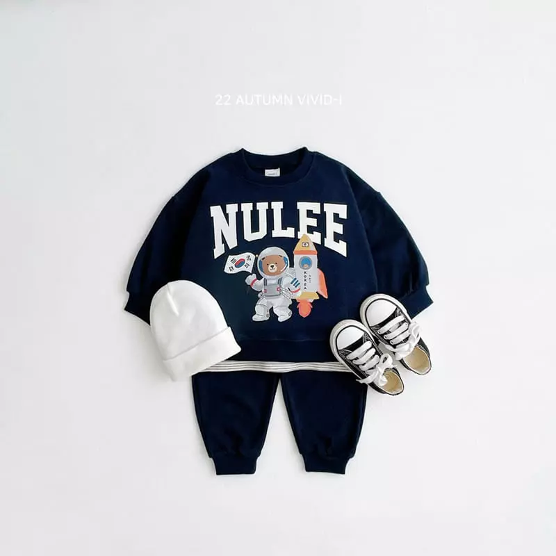 Vivid I - Korean Children Fashion - #kidzfashiontrend - Nuriho Top Bottom Set - 6