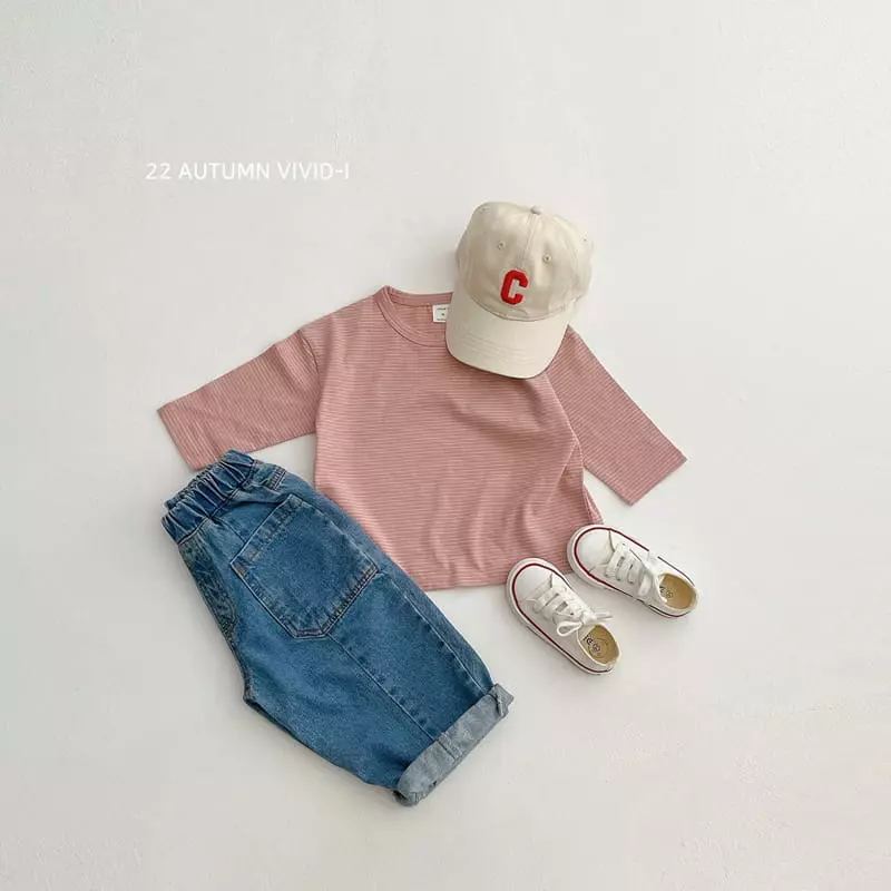 Vivid I - Korean Children Fashion - #kidzfashiontrend - Fall 1+1 Tee - 9