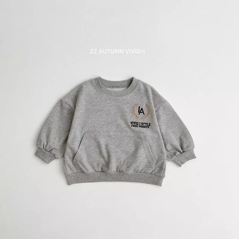 Vivid I - Korean Children Fashion - #kidzfashiontrend - Laurel Embroidery Sweatshirt - 11