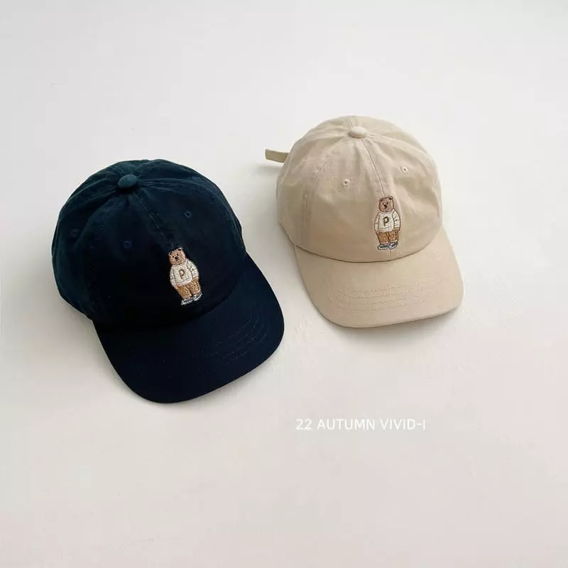 Vivid I - Korean Children Fashion - #littlefashionista - P Bear Ball cap