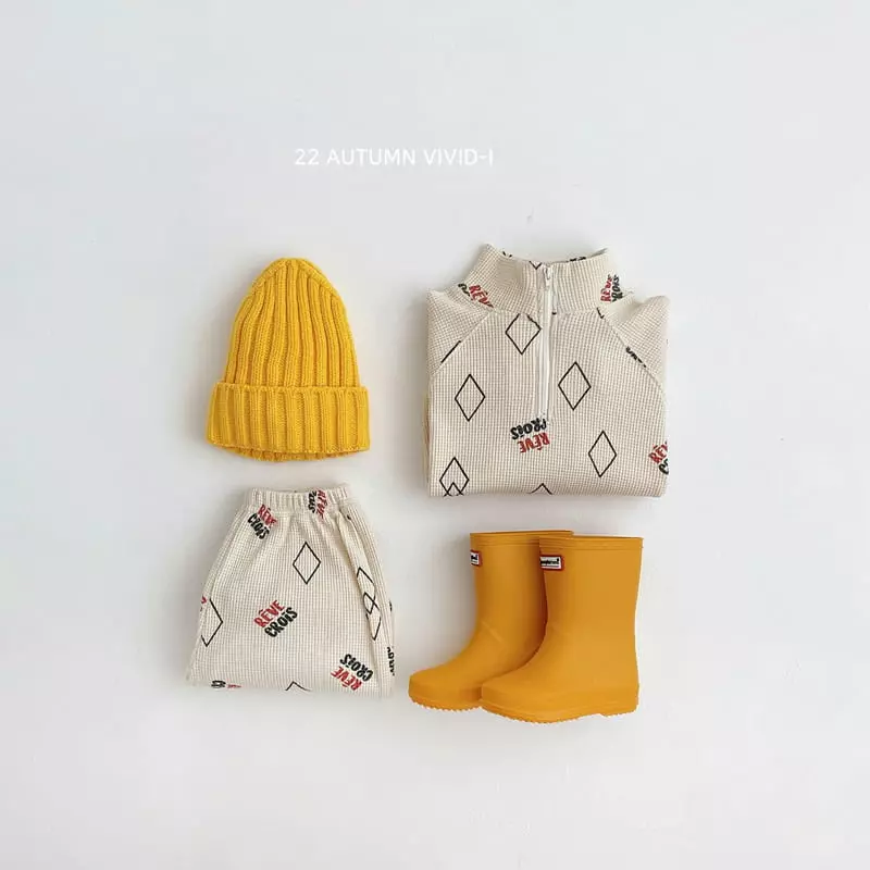 Vivid I - Korean Children Fashion - #littlefashionista - Fall Waffle Anorak - 11