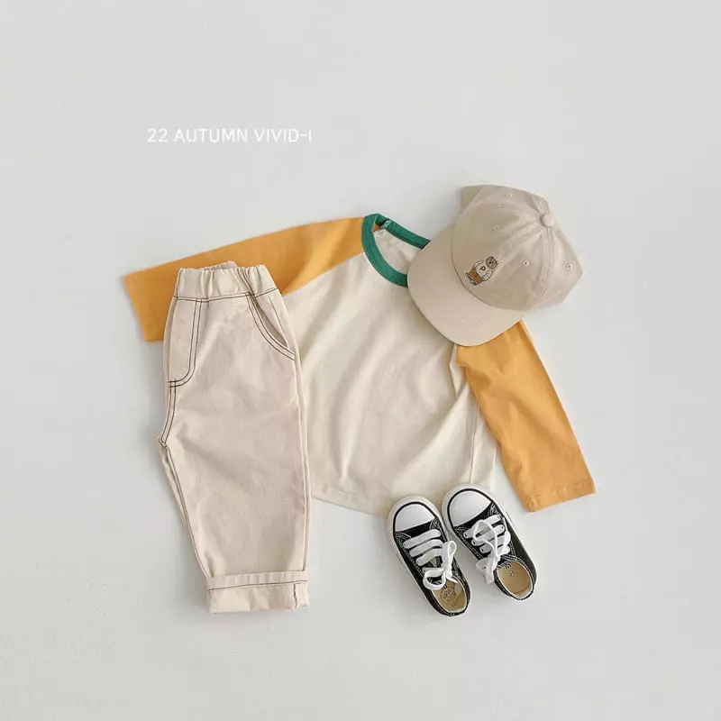 Vivid I - Korean Children Fashion - #littlefashionista - 22 vivid Raglan Tee - 8