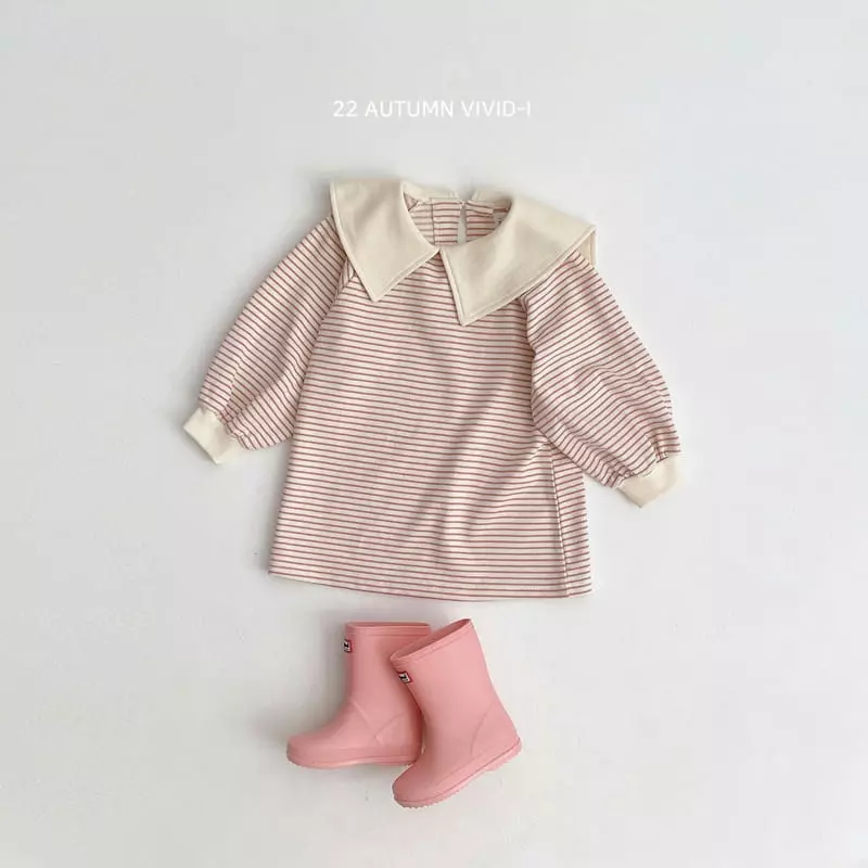 Vivid I - Korean Children Fashion - #littlefashionista - Collar One-piece - 3