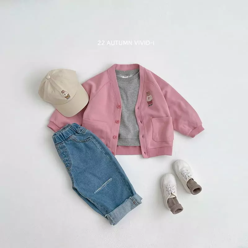 Vivid I - Korean Children Fashion - #littlefashionista - Small Bear Sweatshirt - 12