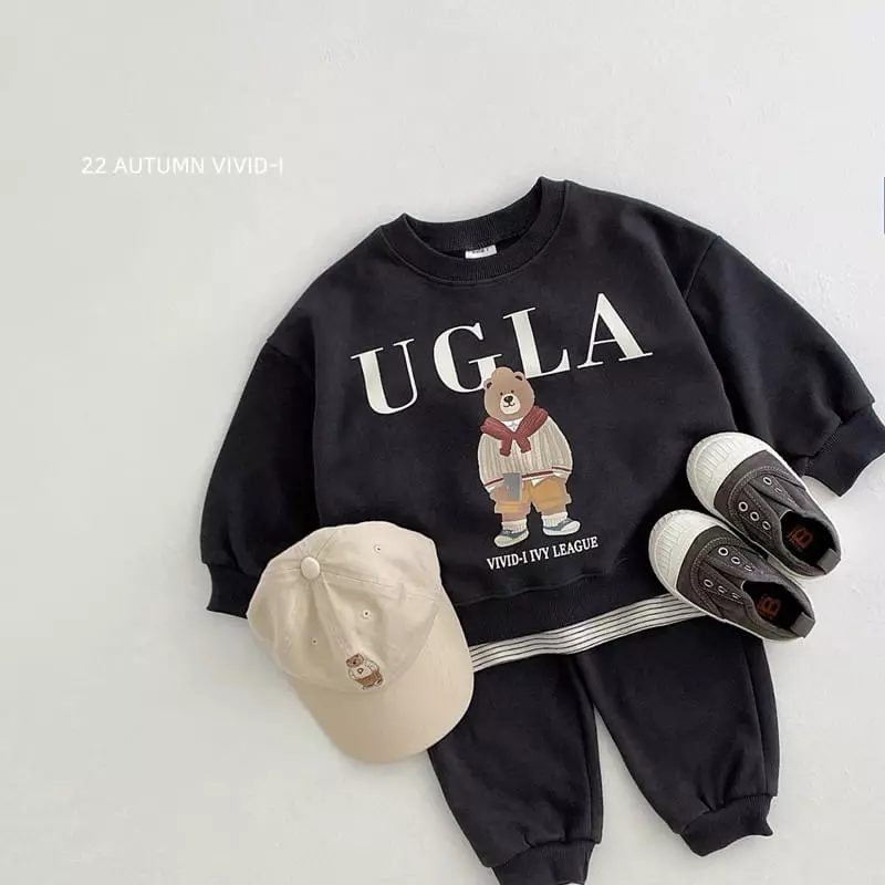Vivid I - Korean Children Fashion - #magicofchildhood - UG Top Bottom Set - 5