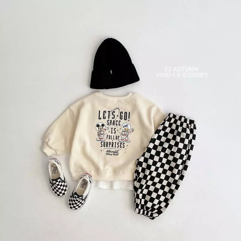 Vivid I - Korean Children Fashion - #magicofchildhood - Disney Space Sweatshirt - 7