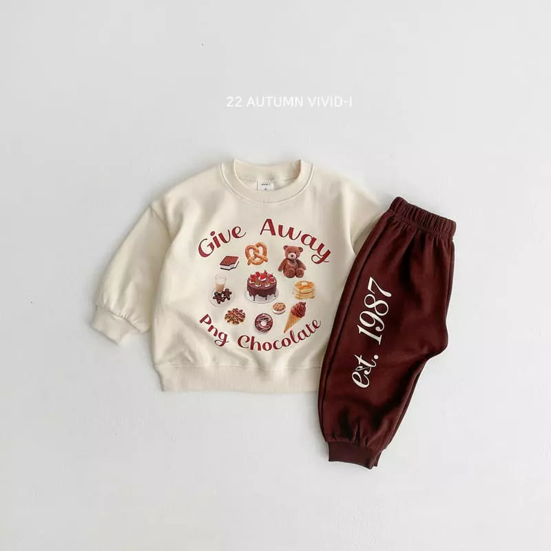Vivid I - Korean Children Fashion - #magicofchildhood - Dalkon Sticker Sweatshirt